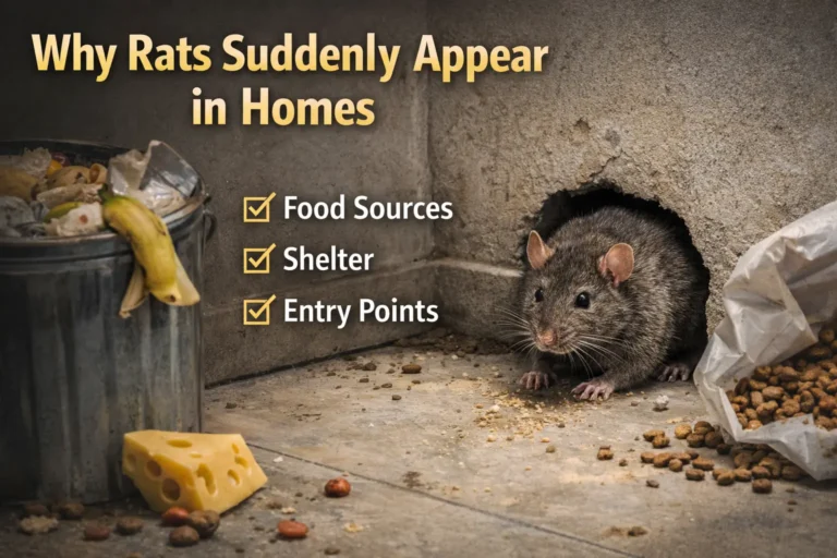 why rat appears in home